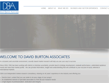 Tablet Screenshot of davidburtonassociates.com